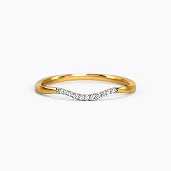 Ella Wavy Diamond Ring