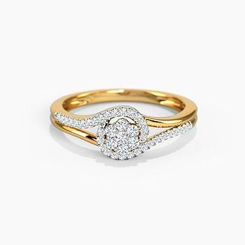 Elen Cluster Diamond Ring