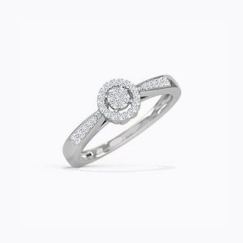 Isabella Halo Diamond Ring