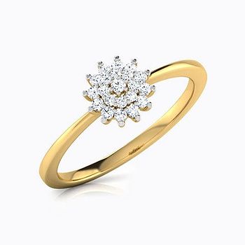 Nora Rising Sun Diamond Ring