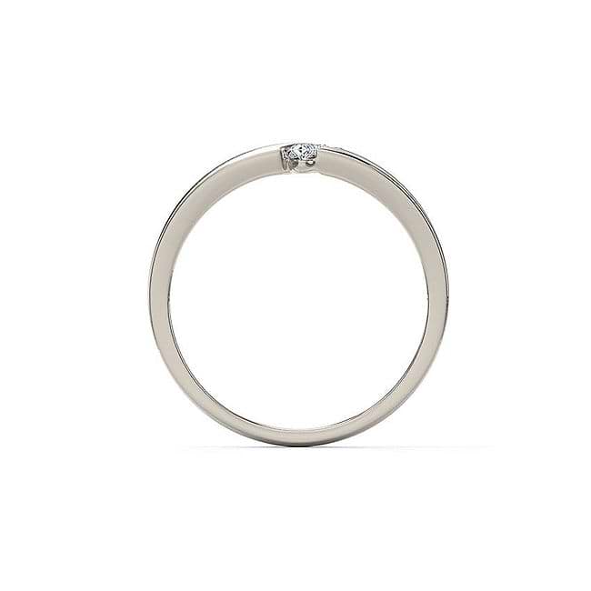 Shop Isabella Platinum Ring for Women Online - CaratLane US