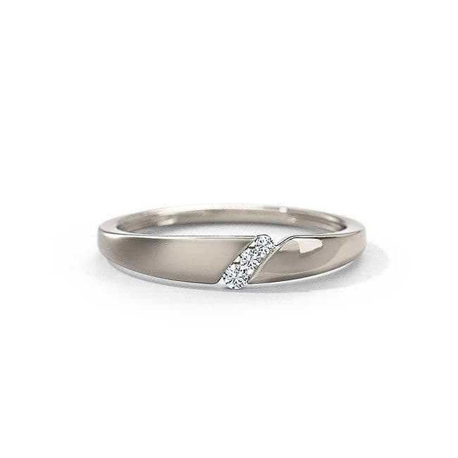 Love Song Platinum Ring | Radiant Platinum Rings For Her | CaratLane