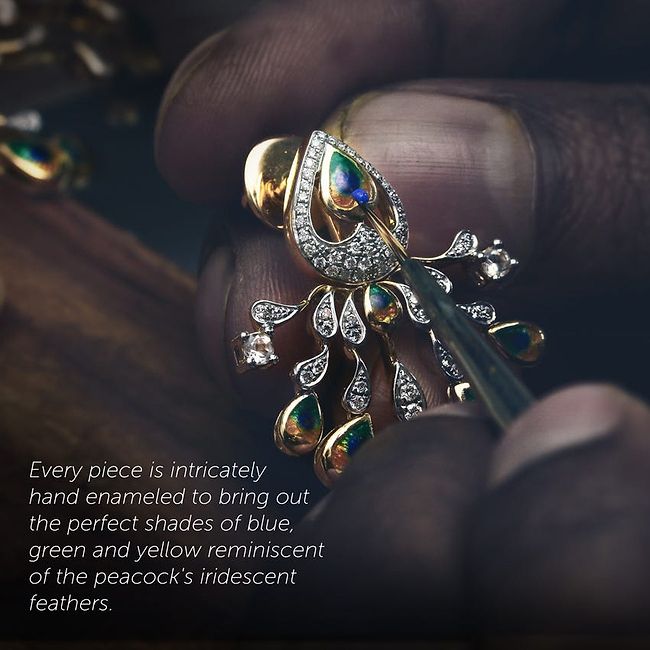Caratlane peacock ring hot sale