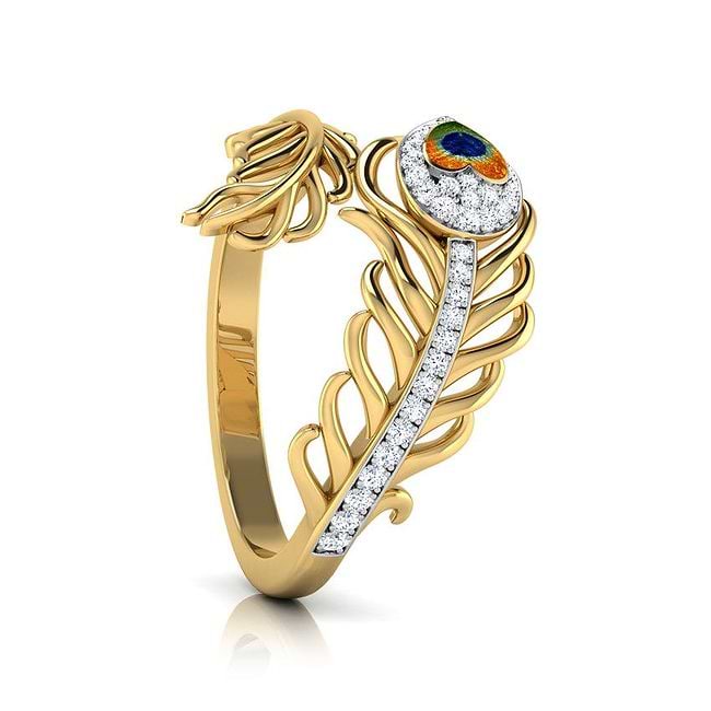 Caratlane hot sale peacock ring