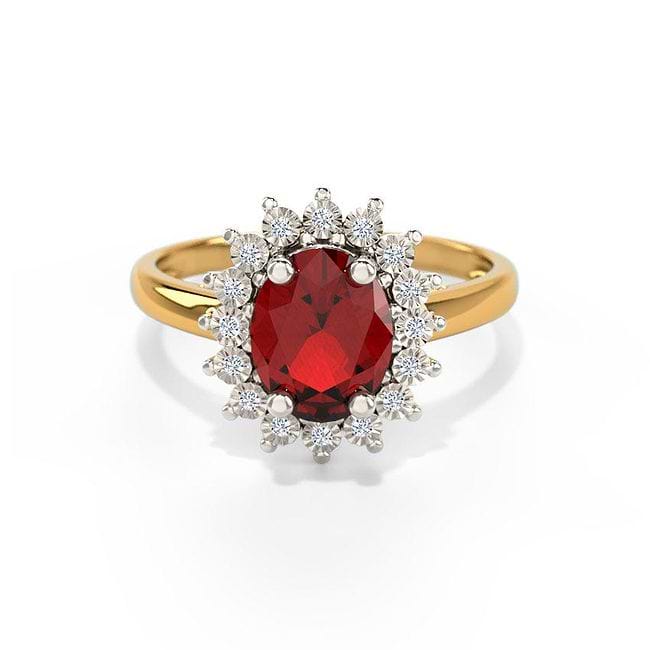 Shop Elen Cluster Diamond Ring Online | CaratLane US