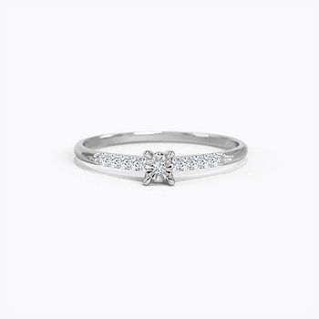 Solo Miracle Plate Diamond Ring