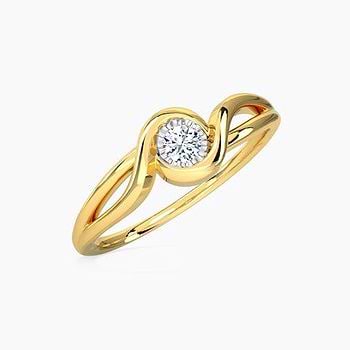 Twine Miracle Plate Diamond Ring