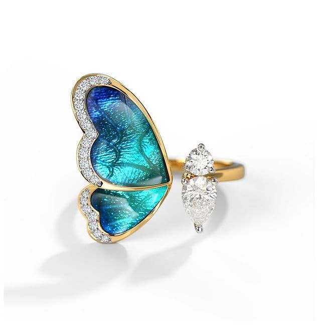 Caratlane blue sapphire ring cheap