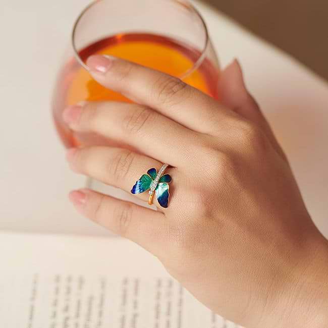 Butterfly new arrivals ring caratlane