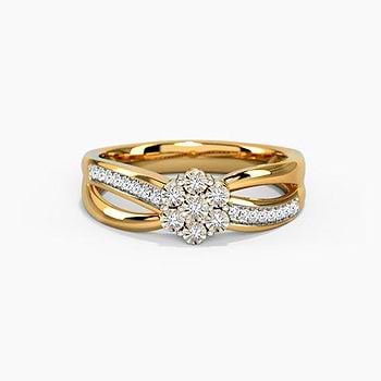 Cluster Miracle Plate Ring