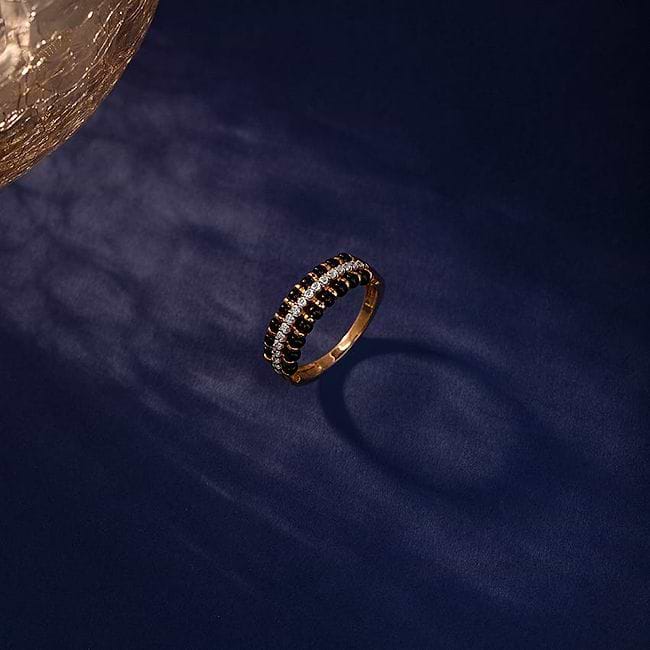 Mangalsutra sales ring caratlane