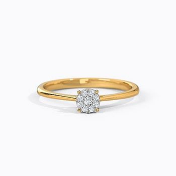 Petite Quad Diamond Ring