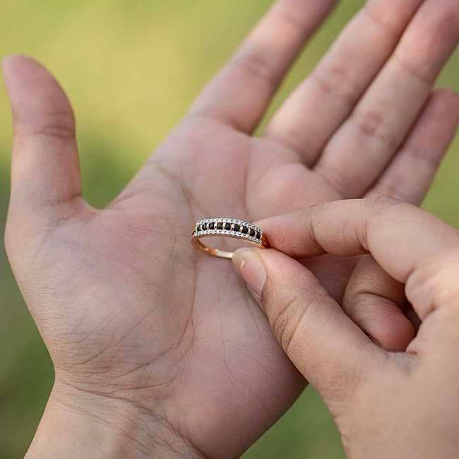 Single Band Mangalsutra Ring at Rs 3499.00 | 925 Sterling Silver Ring | ID:  2851089487088