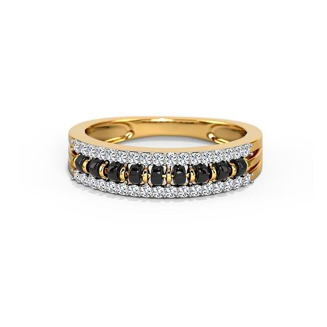 Buy Glinting Leaves Diamond Ring Online | CaratLane