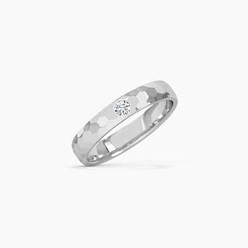 Emily Platinum Band for Her
