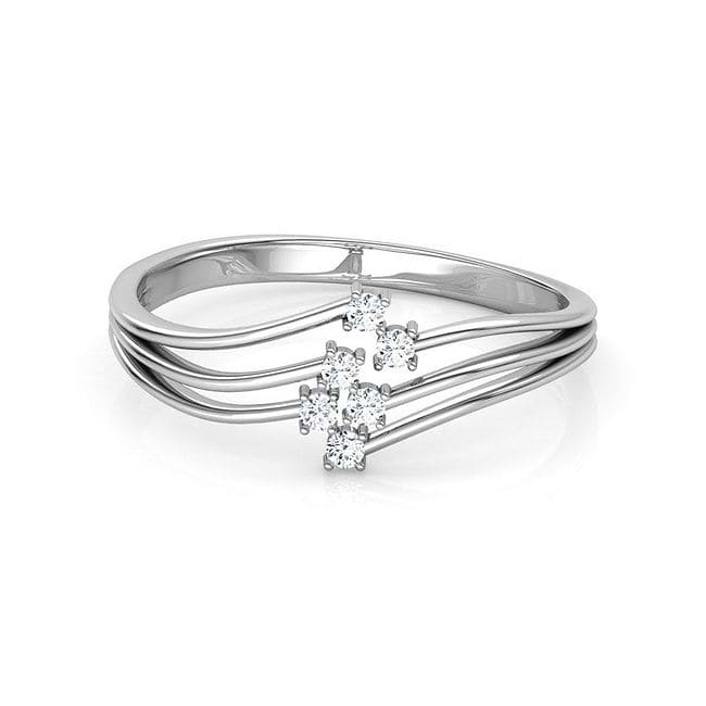 Caratlane white gold rings sale