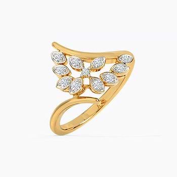 Brilliant Petals Diamond Ring