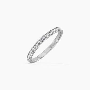 Megan Platinum Band for Her
