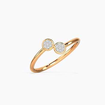 Duo Sparkle Diamond Ring