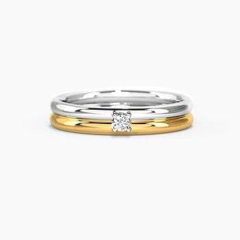 Classic Two-Tone Diamond Ring