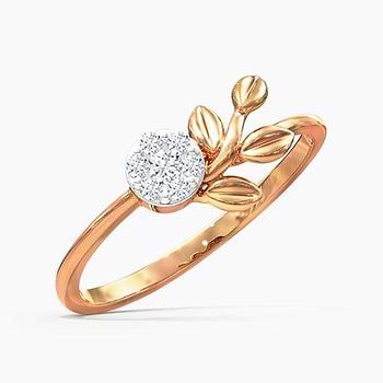 Clutch Fern Diamond Ring