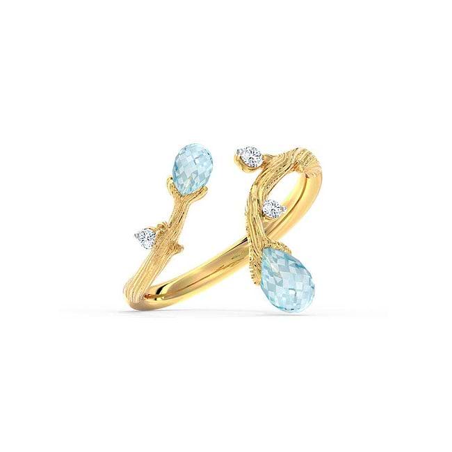 Blue sapphire shop ring caratlane