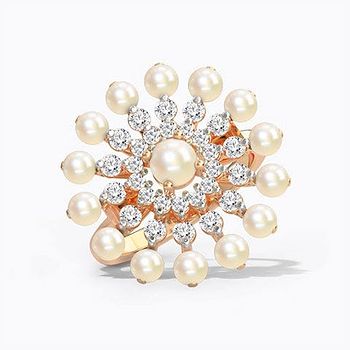 Coupe Pearl Ring