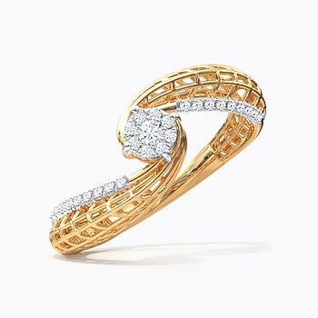 Sway Mesh Diamond Ring