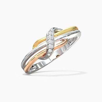 Nova Twist Infinity Diamond Ring