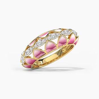 Allure Lotus Diamond Ring