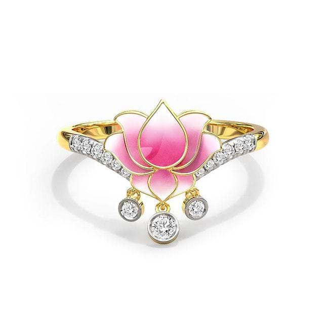 Buy Classic Cluster Diamond Ring Online | CaratLane