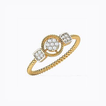 Orb Quad Diamond Ring