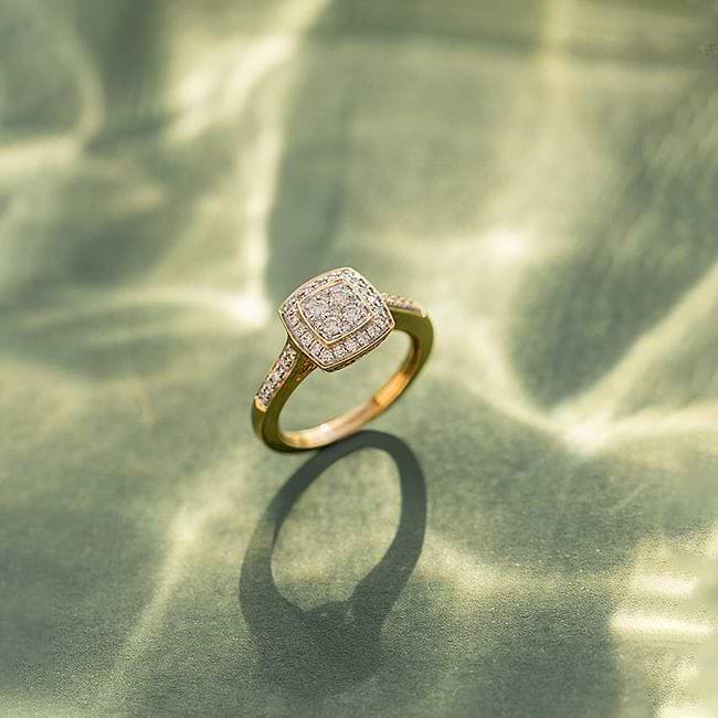 Adjustable gold wedding rings on sale
