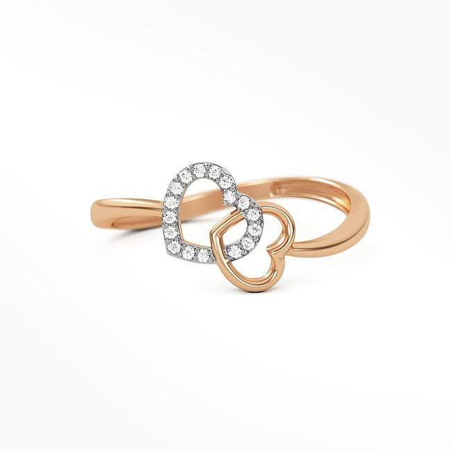 Caratlane heart rings online