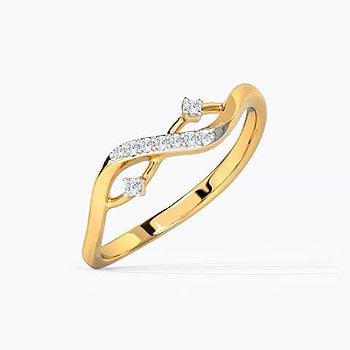 Sparkle Intertwined Diamond Ring