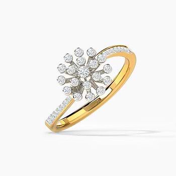 Jewel Ripple Diamond Ring