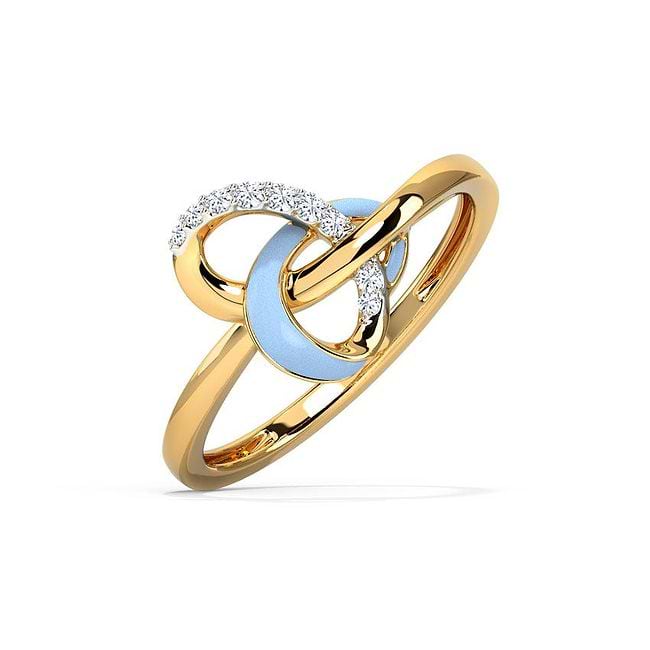 Pretty blue shop rings