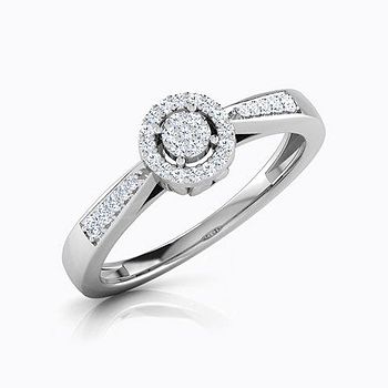 Isabel Halo Diamond Ring