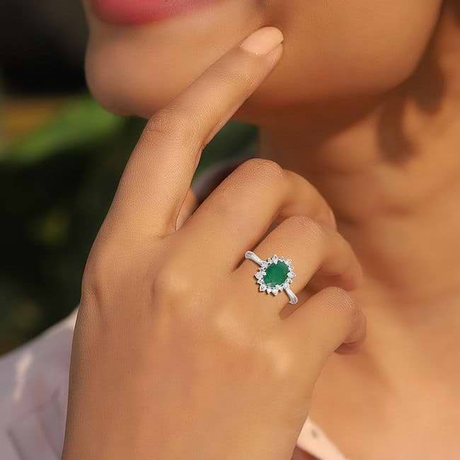 Amazon.com: Square Emerald Ring - Handcrafted Statement Rings for Women -  Bridal Jewelry, Fashion Jewelry, Customizable Jewelry for Her - with Fancy  Box : Handmade Products