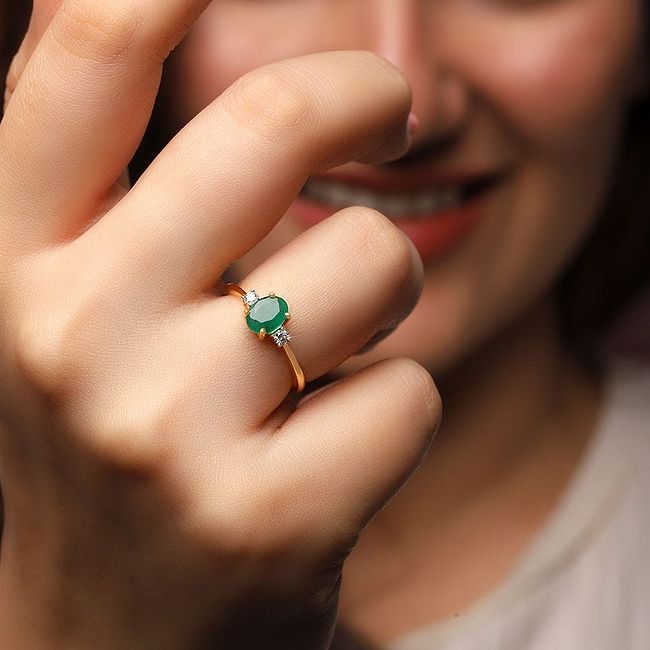 Shop Adara Gemstone Ring Online CaratLane US