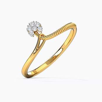 Petite Shine Diamond Ring