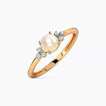 Candy Glow Pearl Diamond Ring