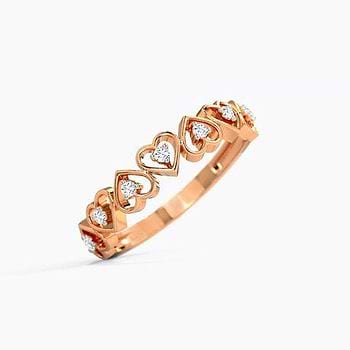 Ava Diamond Heart Band 