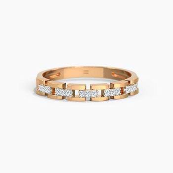 Julia Interlinked Diamond Band 
