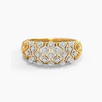 Meara Mesh Diamond Band
