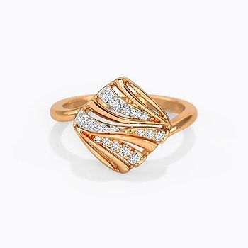 Neora Wave Diamond Ring