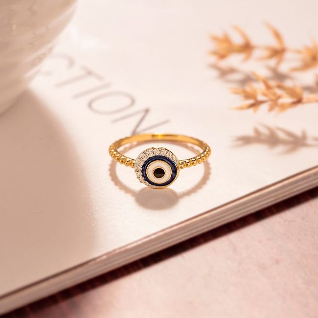 Shop Aurora Evil Eye Diamond Ring Online CaratLane US