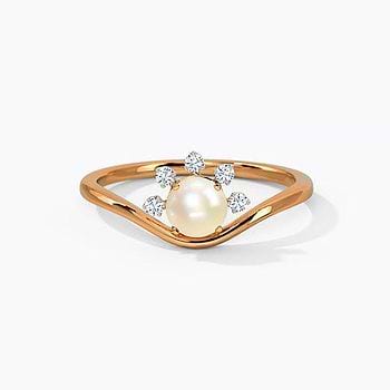 Amara Groovy Pearl Ring