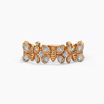 Petite Mariposa Diamond Band