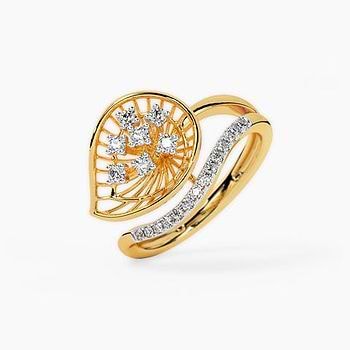 Luster Leaves Diamond Ring